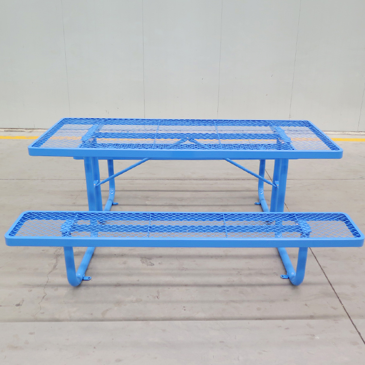 picnic table blue